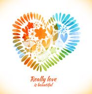 Decorative love banner