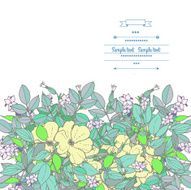 Floral card N97