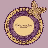 butterfly label