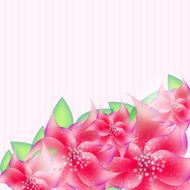 Stylish Floral Background Vector Illustration N9