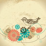 Retro floral background N24