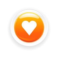 Love button internet communication illustration