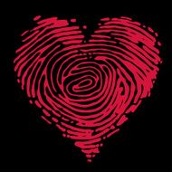 Fingerprint heart N2