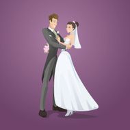 The happy couple