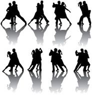 Tango dancers N10