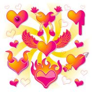 Funny Valentine&#039;s Day Elements