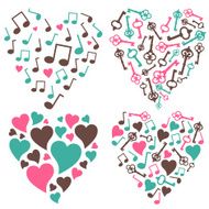 hearts-notes-keys-set