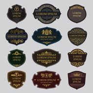 labels vector set