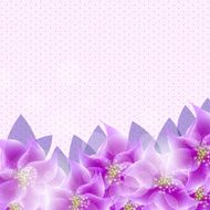 Stylish Floral Background Vector Illustration N10