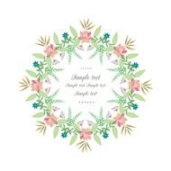 Gentle decor with flowers N25