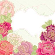 Wedding Invitation (Pink Roses)