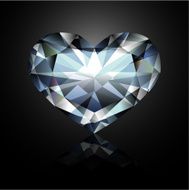 Heart-shaped diamond