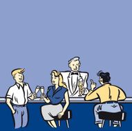 People at the Bar