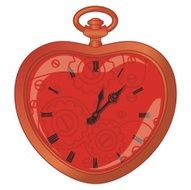 Heart Shaped Clock N4