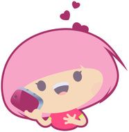 Flirting Girl holding a Cellphone N2