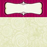beige valentine background with many roses