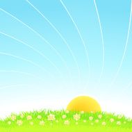 Gorgeous peaceful nature background