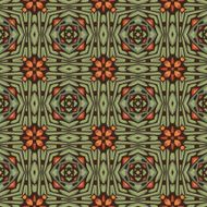 Seamless flower pattern background N26