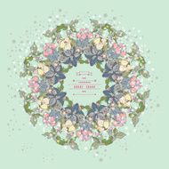 Floral decor N306