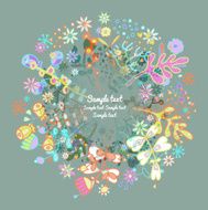 Floral decor N308