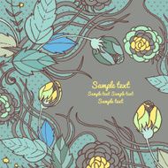 Floral card N98