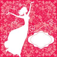 Vintage ornamental background
