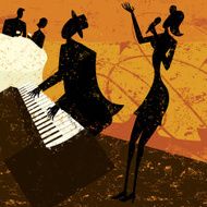 Jazz club singer