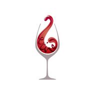 Glass of red wine N4