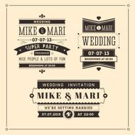 Retro Weddings Invitations