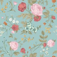 Victorian bouquet vector illustration