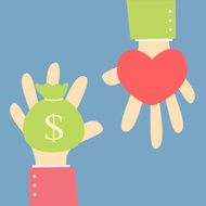 Money heart N2