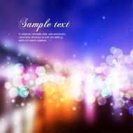 Vector Blurry Lights N2