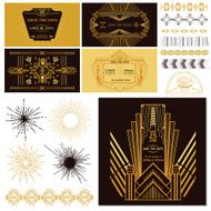 ART DECO OR GATSBY Party Set - for Wedding N2