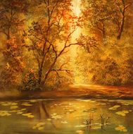 Morning in an autumn wood