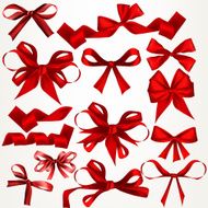 Collection of vector bows for design N2