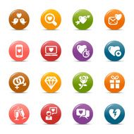 Colored Dots - Love and Dating icons
