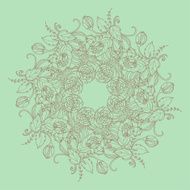 Floral decor N313