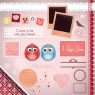 Scrapbooking Set I love you