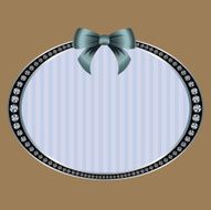 fashionable oval diamond frame N2