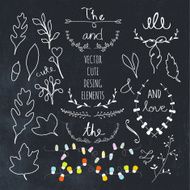 vector floral deisgn elements
