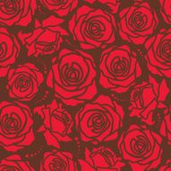 Rose romantic pattern