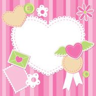 cute pink scrap set N2