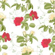 Roses seamless background N2
