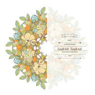 Floral card N101