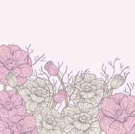Floral background N1069