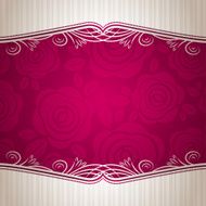 pink valentine background with many roses