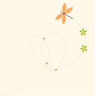 dragonfly and heart