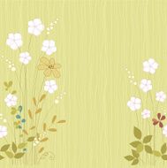 Seamless Floral Card