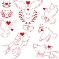 doves and hearts N2