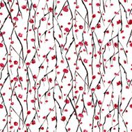 Seamless pattern with the branch of flowers N36